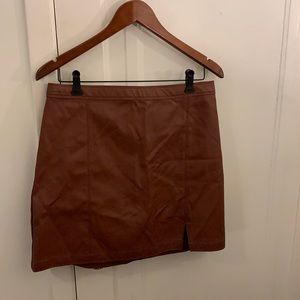 Abercrombie and Fitch pleather skirt